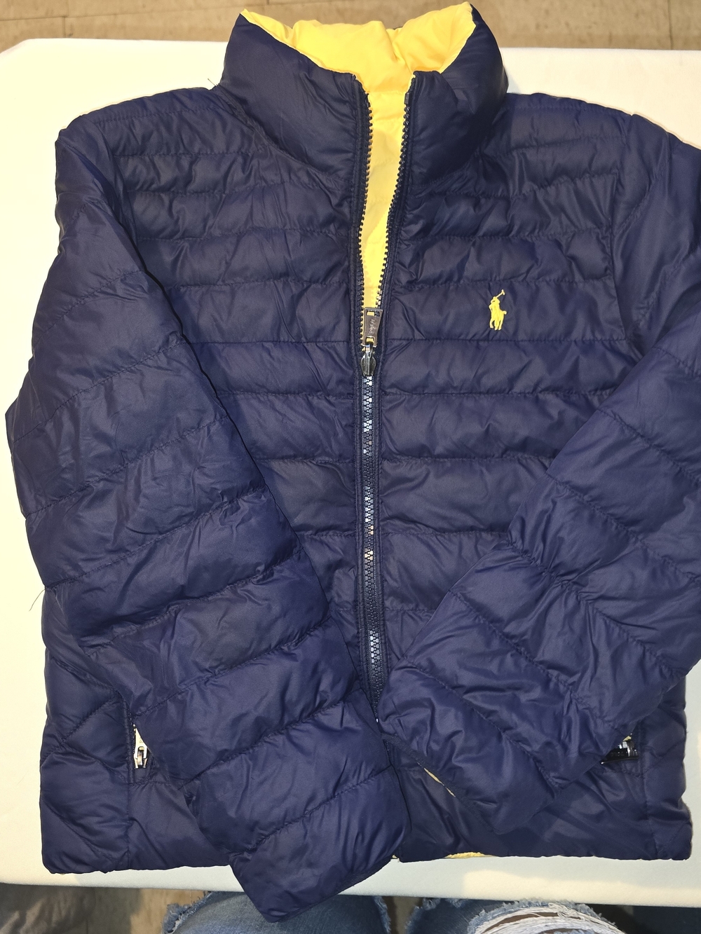 Polo by Ralph Lauren Reversible Navy Puffer Jacket